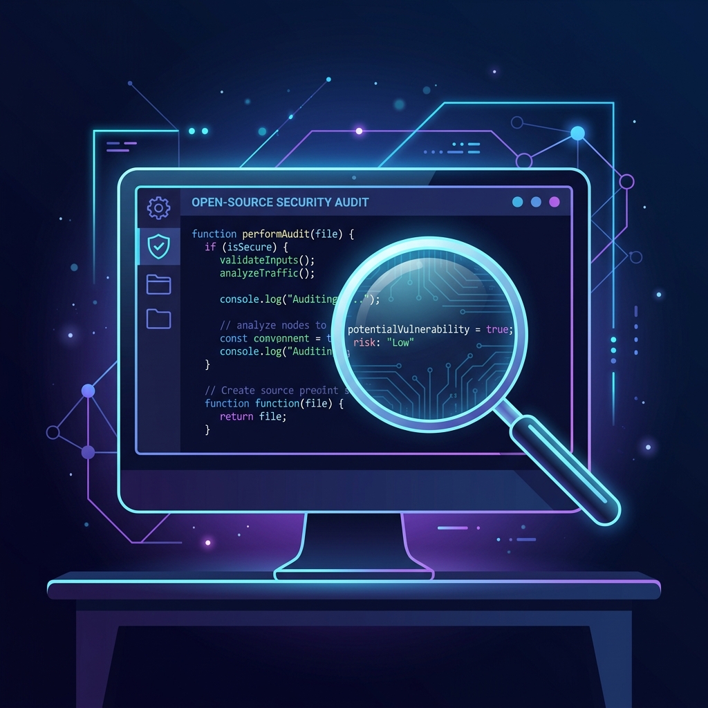 Inspecting code illustration
