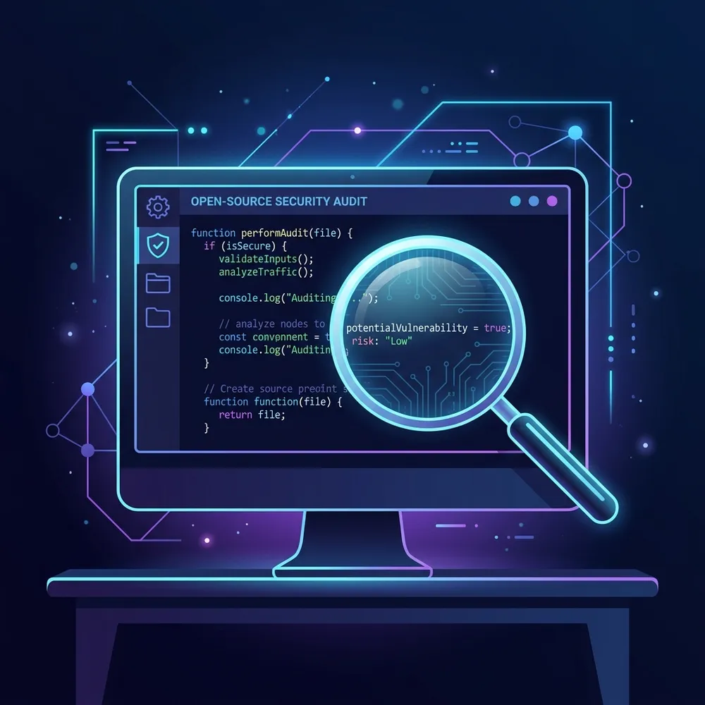 Inspecting code illustration