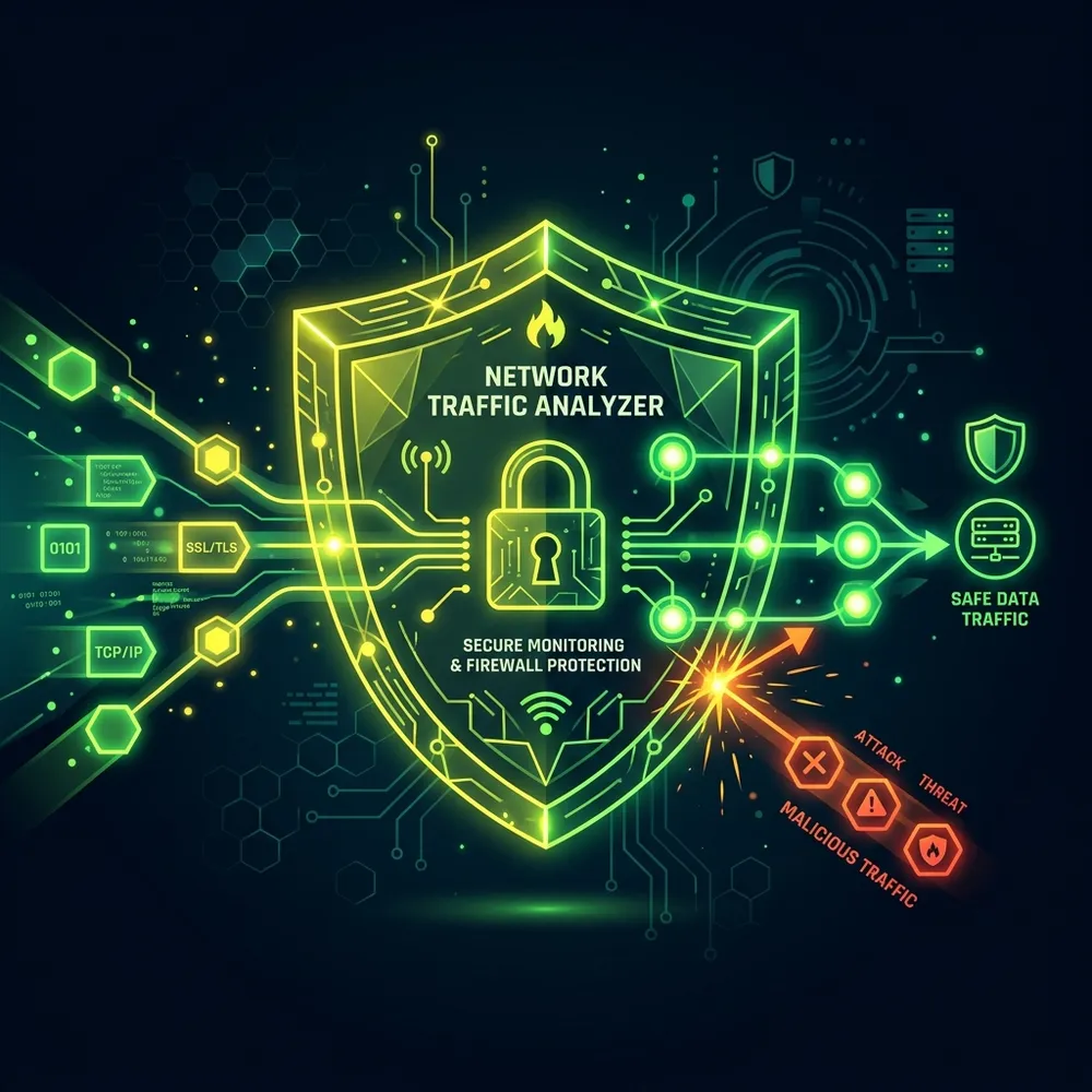 Network security illustration